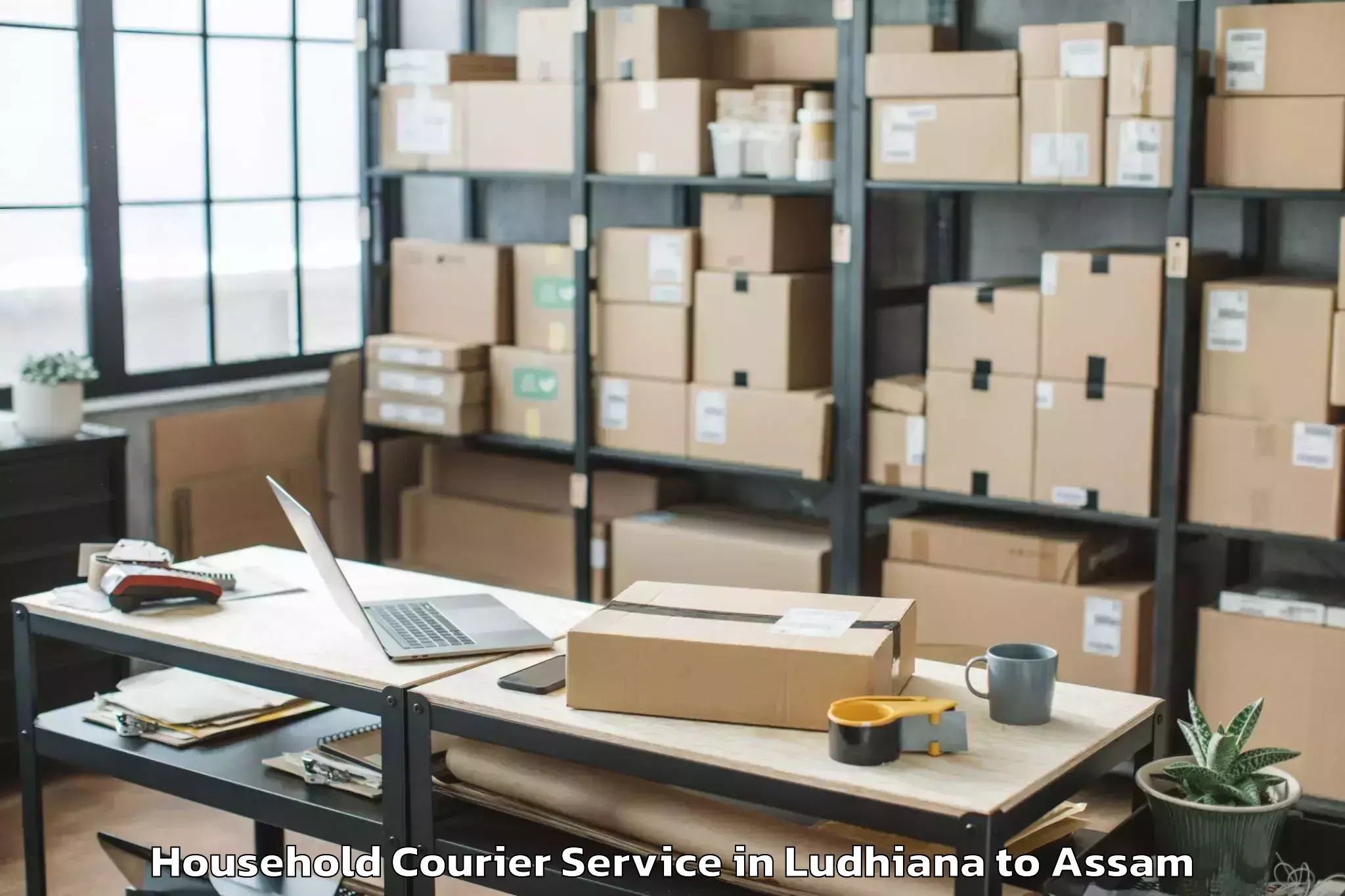 Book Your Ludhiana to Dhakuakhana Pt Household Courier Today